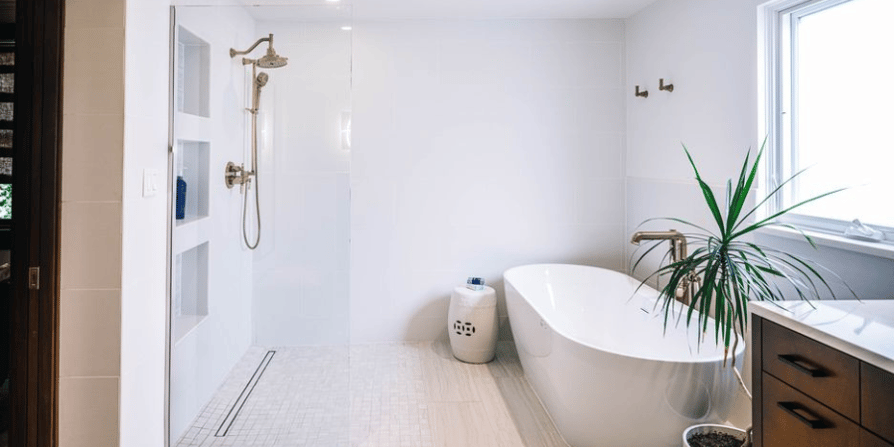 Luxury Modern Bathroom Tub and Vanity  Mt. Vernon Pittsburgh